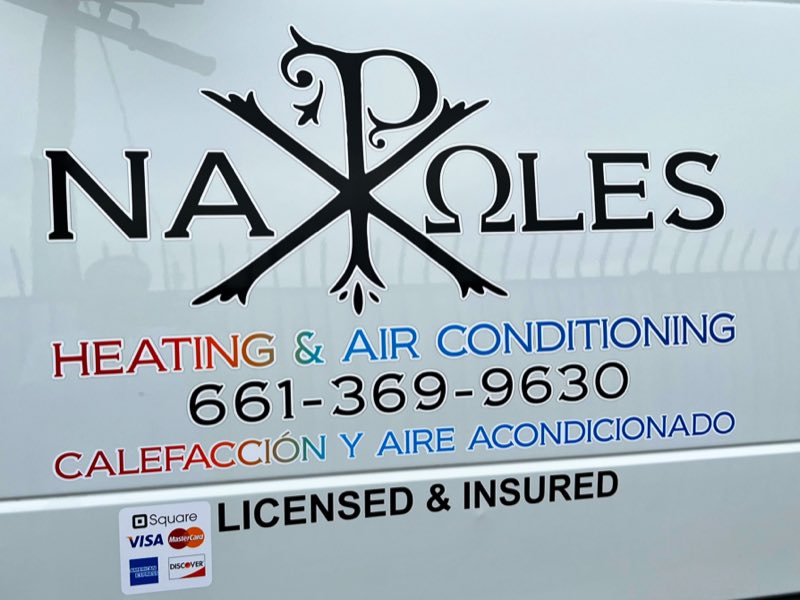 Napoles Heating & Air Conditioning van